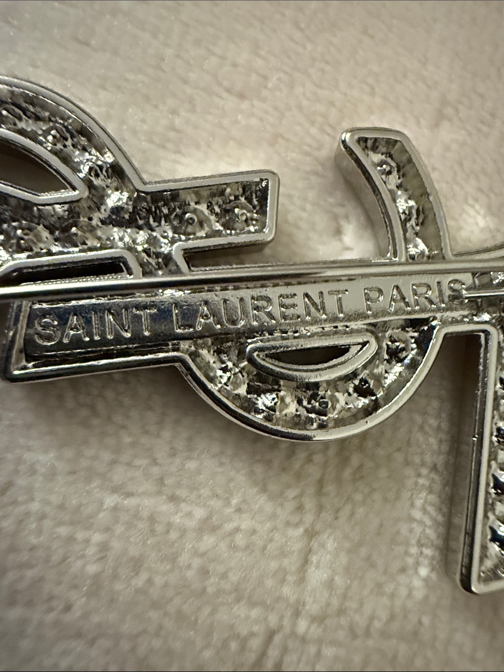 Women’s Brooches Silver with rhinestones - Picture 3 of 6